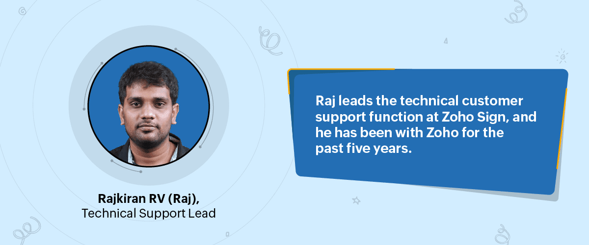 Rajkiran RV Technical Support Lead 