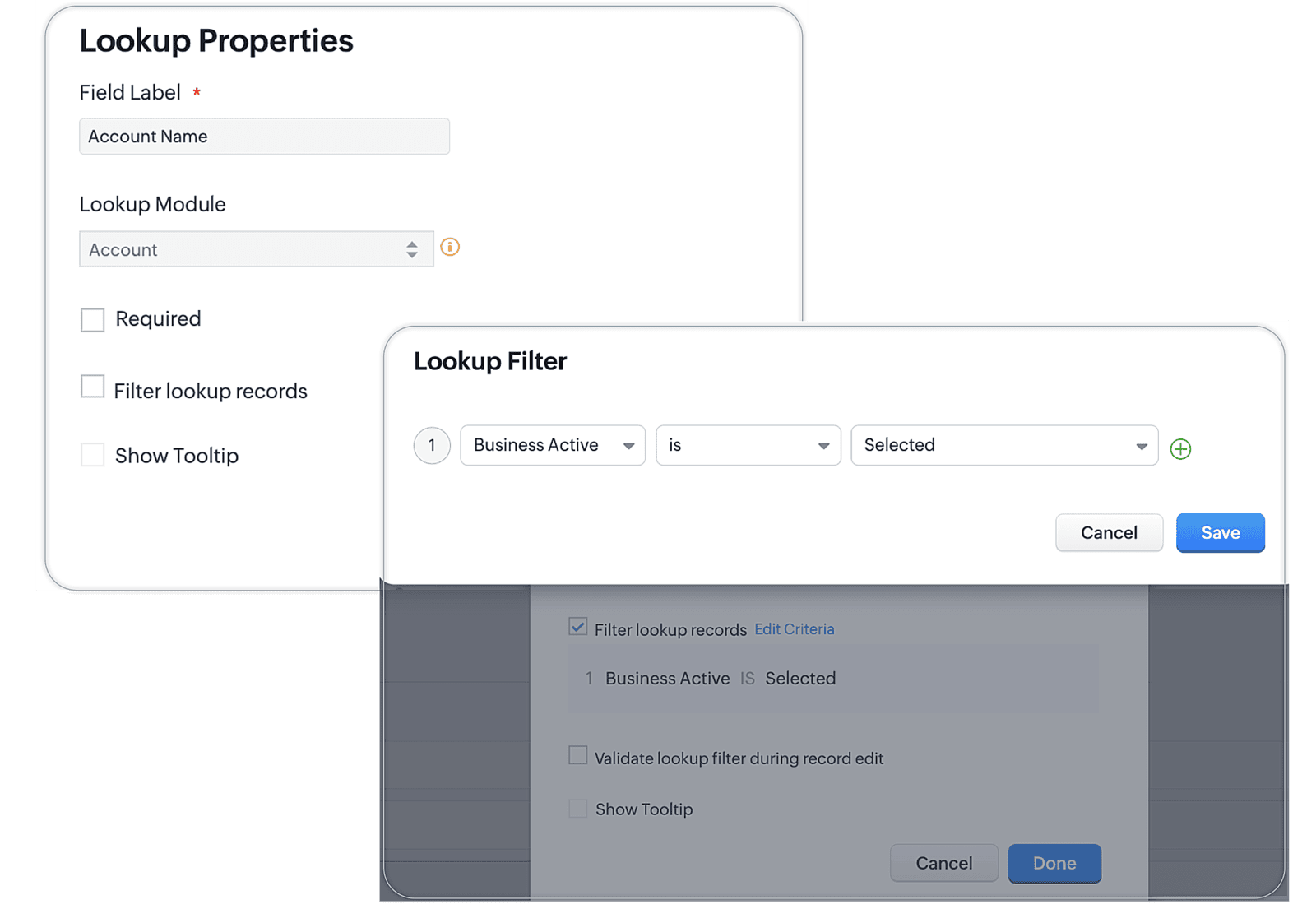 Lookup Properties